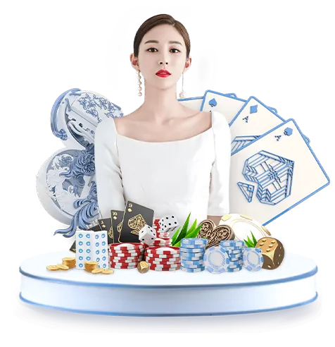 Hình ảnh sòng bài trực tuyến DA88 với các bàn Baccarat, Roulette, Blackjack và người chia bài thật.
